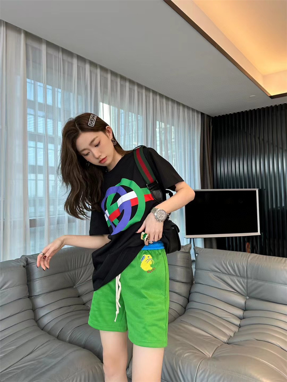 GUCCI ハイバージョン レディース 半袖 S-XXLA60060