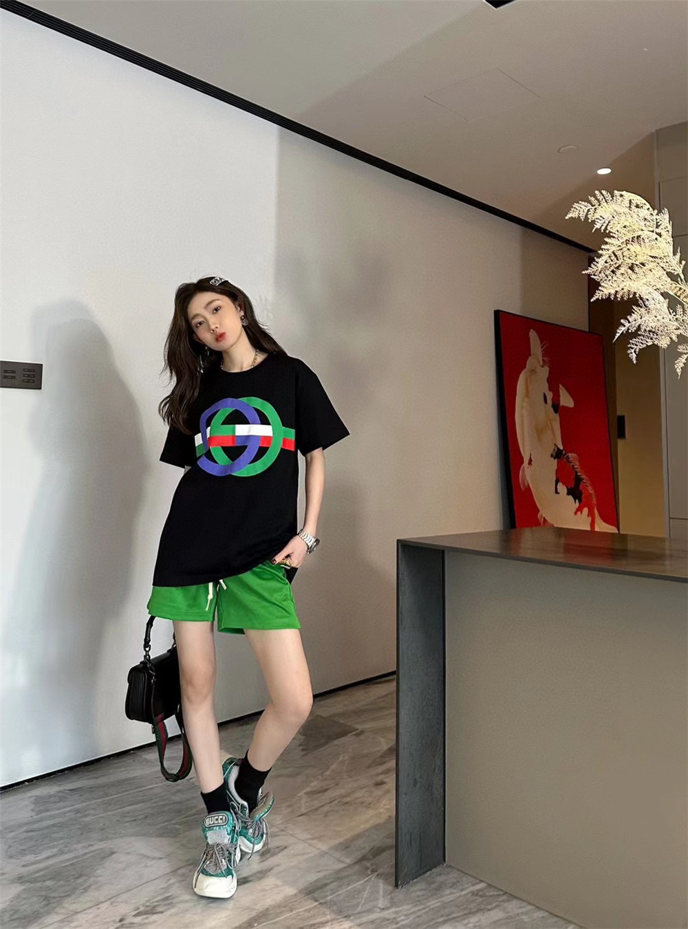 GUCCI ハイバージョン レディース 半袖 S-XXLA60060