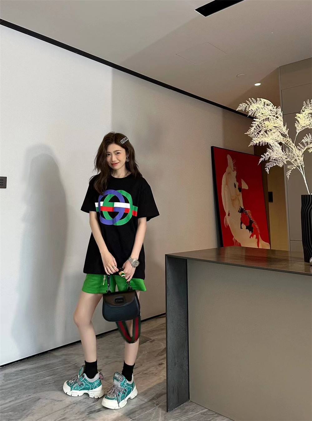 GUCCI ハイバージョン レディース 半袖 S-XXLA60060