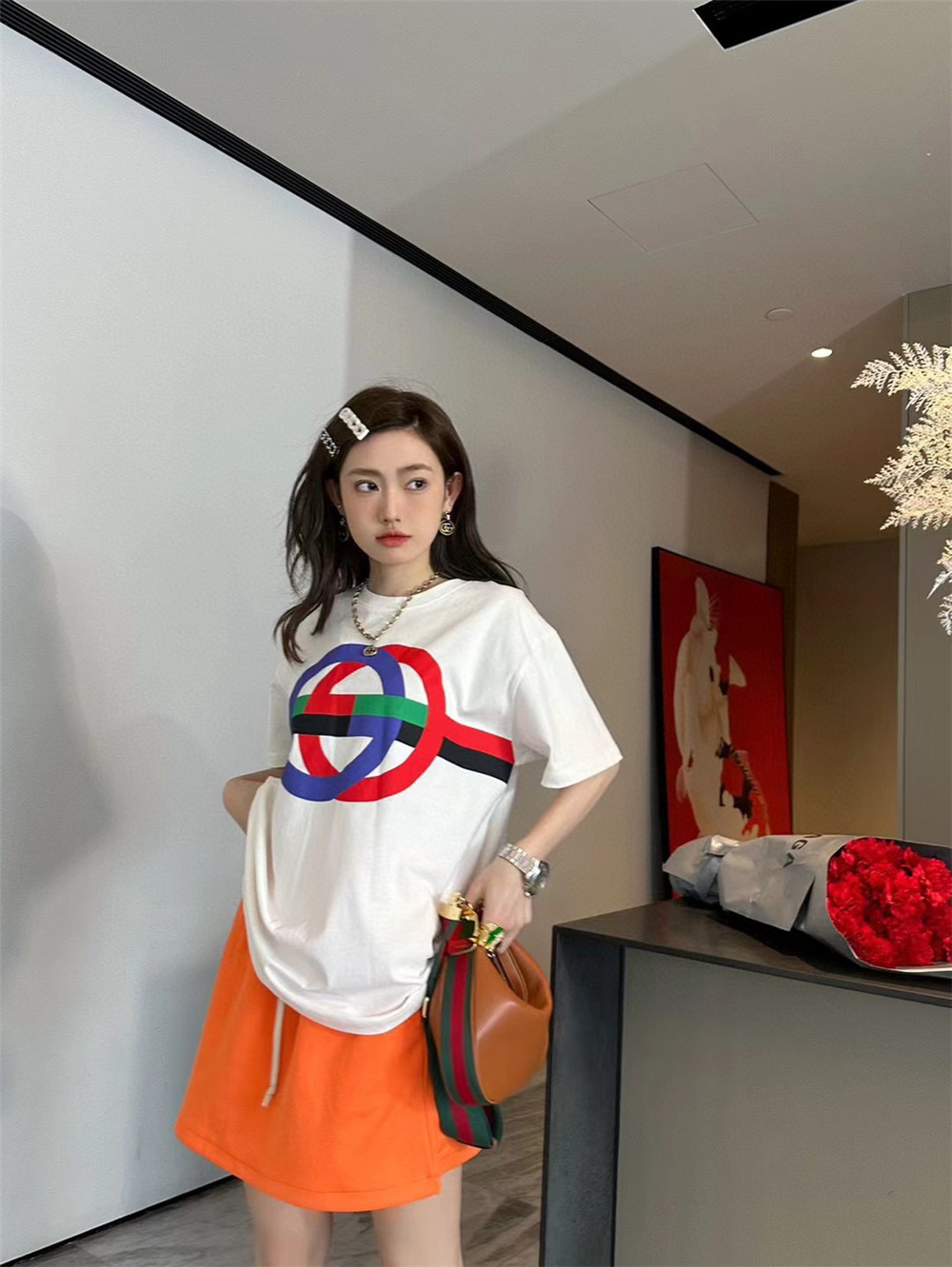 GUCCI ハイバージョン レディース 半袖 S -XXLA60060