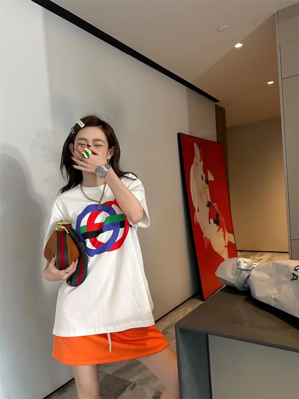 GUCCI ハイバージョン レディース 半袖 S -XXLA60060