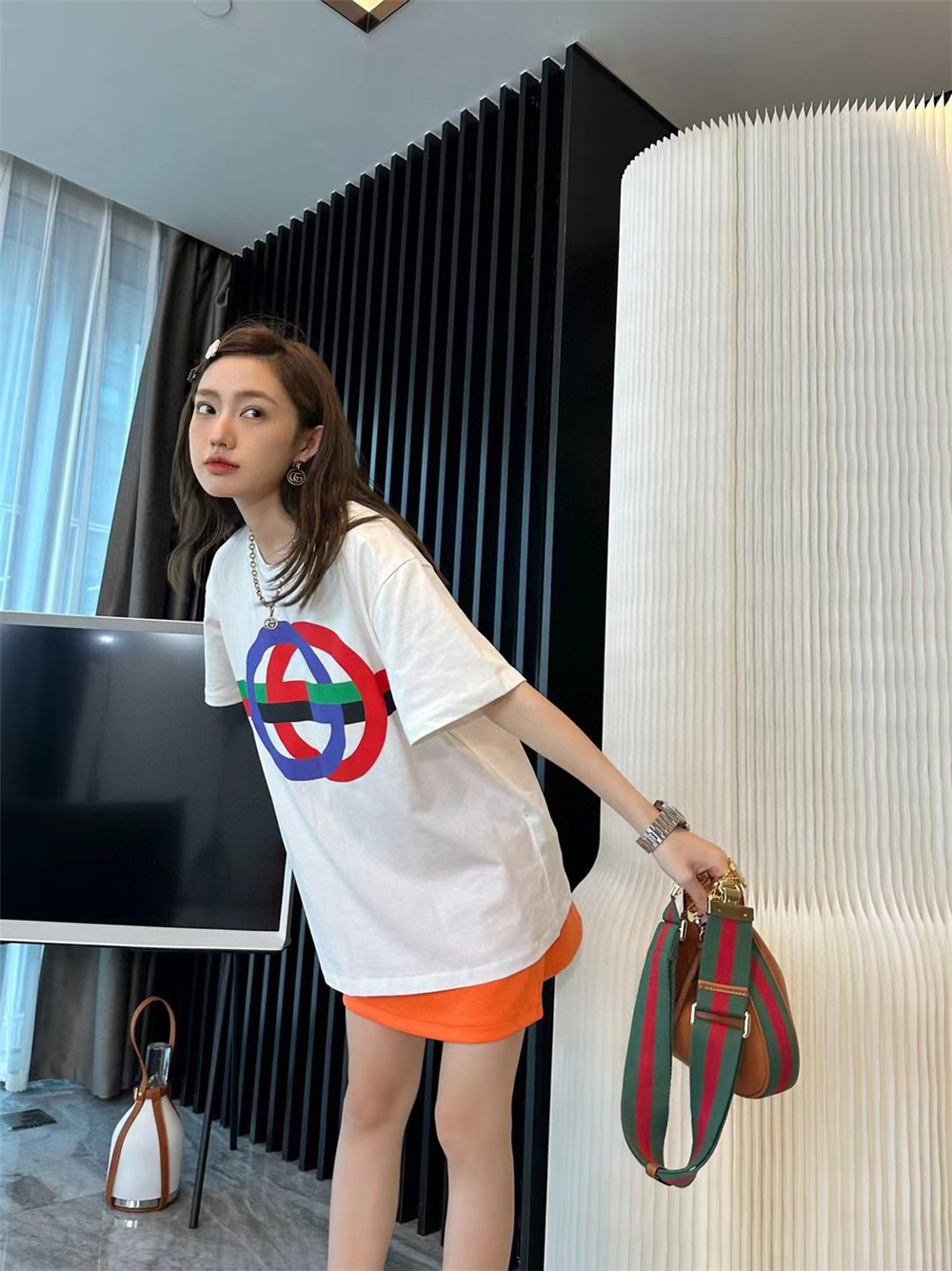 GUCCI ハイバージョン レディース 半袖 S -XXLA60060