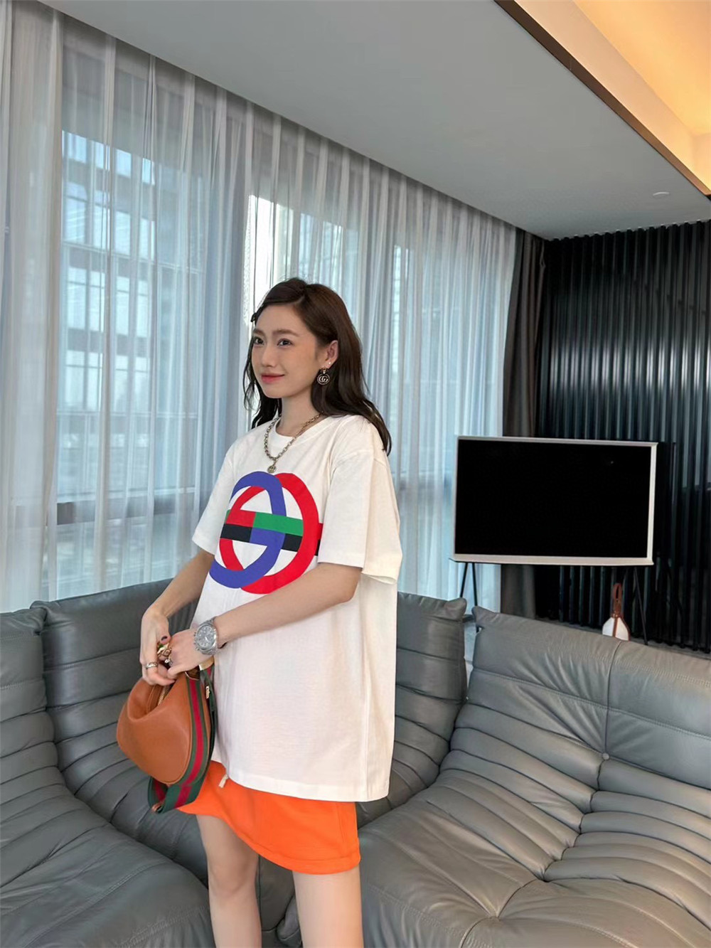 GUCCI ハイバージョン レディース 半袖 S -XXLA60060