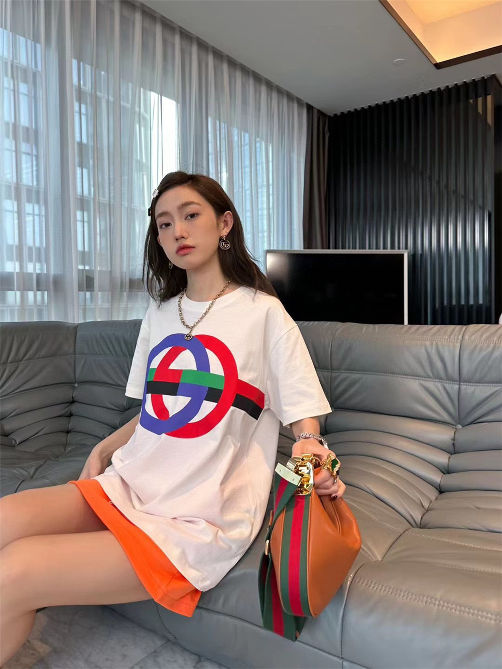 GUCCI ハイバージョン レディース 半袖 S -XXLA60060