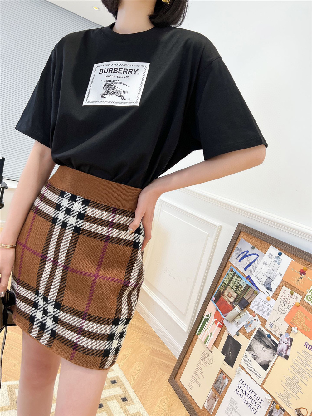 バーバリー ハイバージョン レディース 半袖 S-XXLA60060