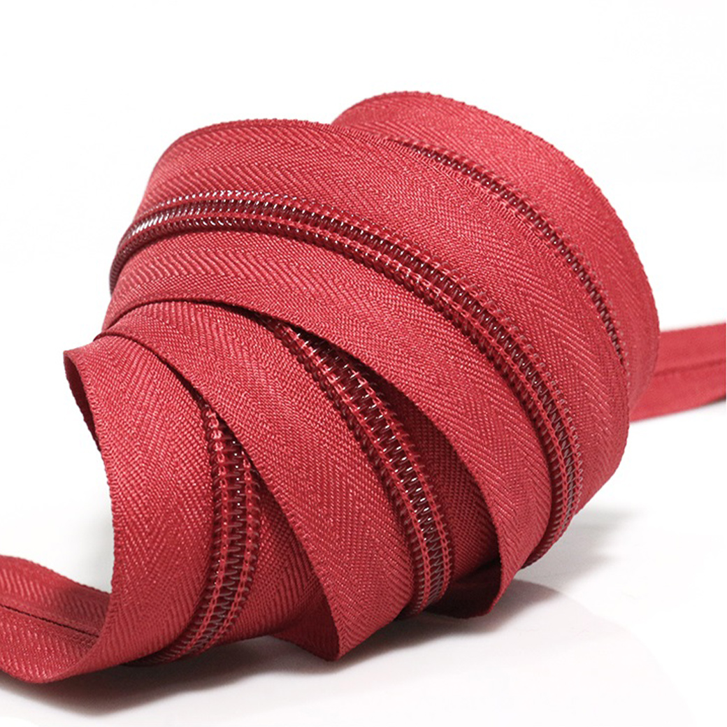 nylon long chain zipper-qlq