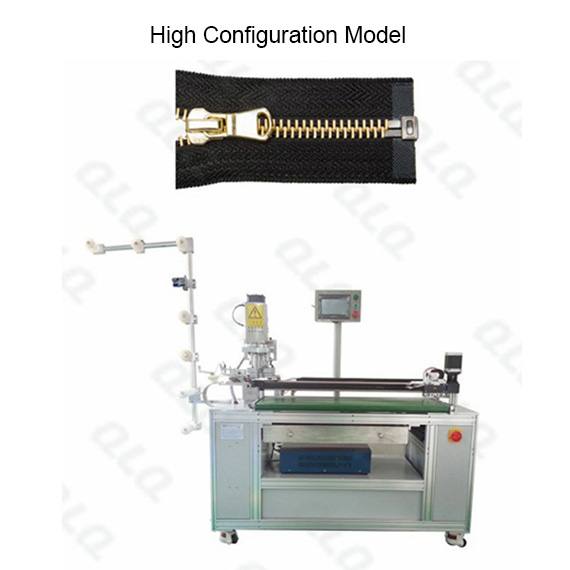 QLQ-OCM-4 Automatic Metal Zipper Ultrasonic Open-end Cutting Machine with labour hand-qlq