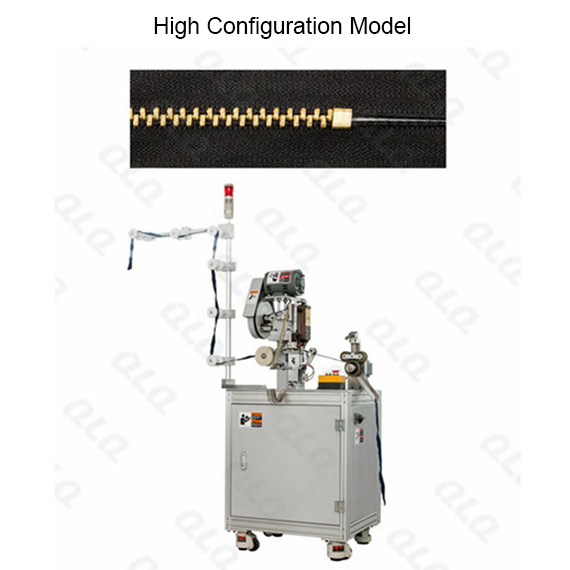 QLQ-BSM(C) Automatic Metal Zipper Bottom Stop Machine by brass wire-qlq