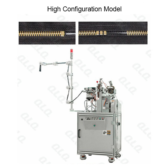 QLQ-HBSM-1 Automatic Metal Zipper H Bottom Stop Machine can fix only 1pc bottom stop-qlq