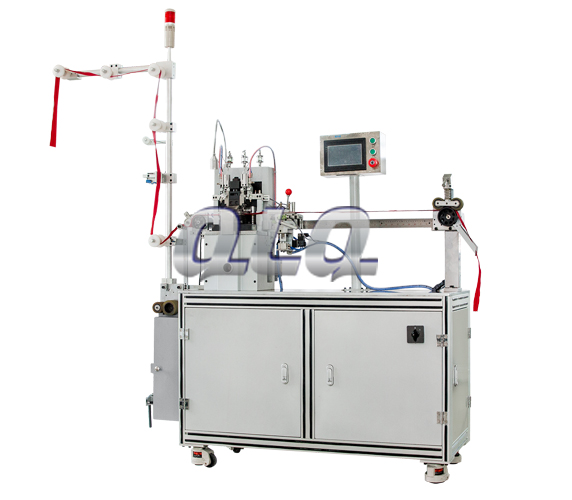 QLQ-NGMC-1(C) Automatic Nylon Zipper Double Trimming Gapping Machine long model-qlq