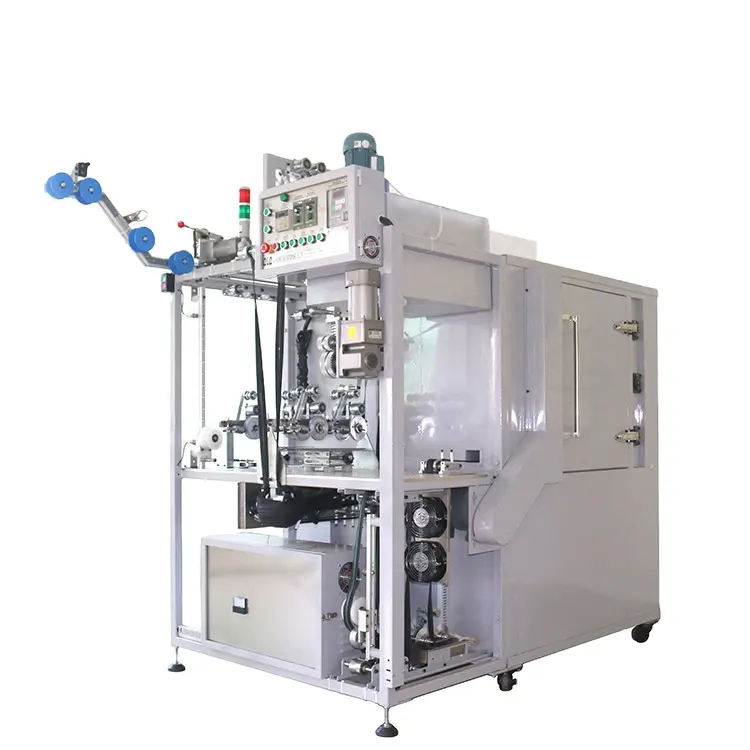 QLQ-PLM Automatic Plastic Zipper Surface Lacquer Machine (for zipper with shining film,by infrared way)-qlq