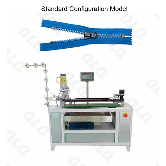 QLQ-ZCM-4(P) Automatic Plastic Zipper Ultrasonic Closed-end Zigzag Cutting Machine（with labour hand ）-qlq