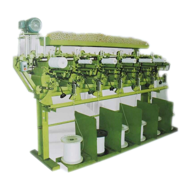 Automatic Zipper Centre Cord Rolling Machine/Bobbin Machine(6 heads with 1 motor) Model No.:QLQ-CCRM
