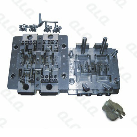 QLQ-MN106K N106K non-lock slider body with key-hole die casting mould-qlq