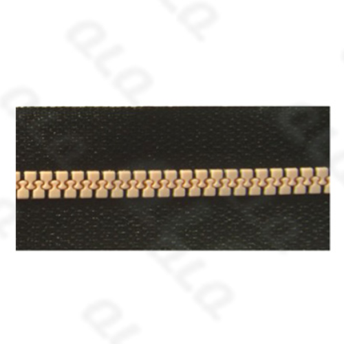 QLQPTIM2 Plastic Zipper Teeth With Bottom And Top Stop Injection Mould