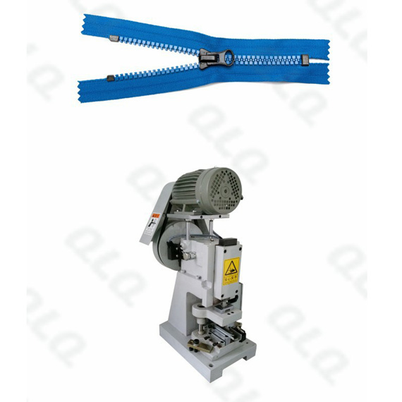 QLQ-SZCM-1(P) Semi-auto Plastic Zipper Closed-end Zigzag Cutting Machine-qlq