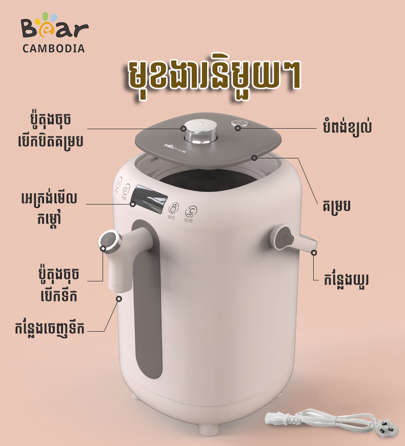 Electric Kettle(កំសៀវអគ្គិសនី)