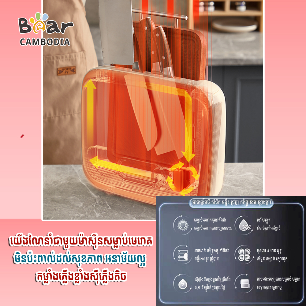 Sterilizer(ម៉ាស៊ីនសម្ងួតសម្លាប់មេរោគ)