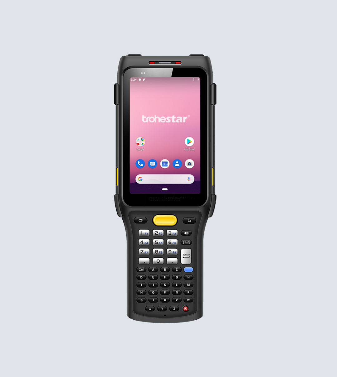 TROHESTAR Long Range Barcode Scanner, 2D Android 11.0 Scanner with Zebra 4750MR Scanner, IP67 Rugged Android Barcode Scanner NFC