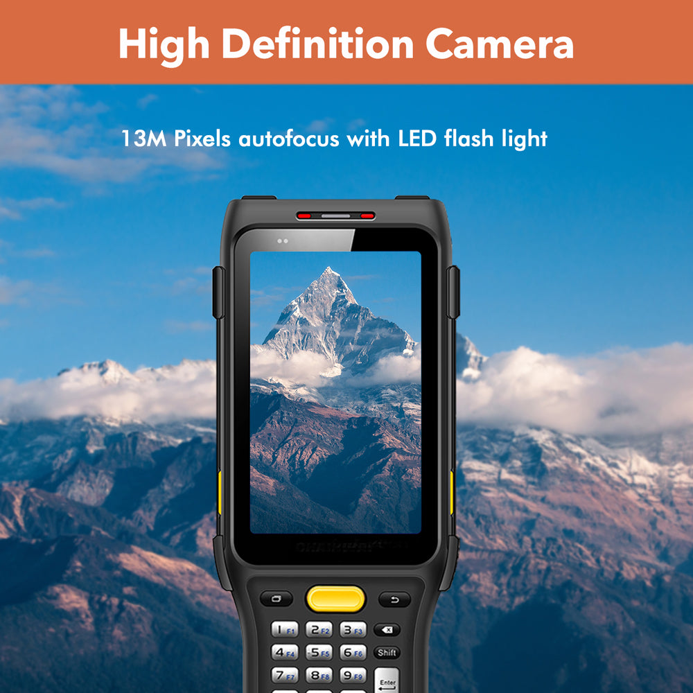 TROHESTAR Long Range Barcode Scanner, 2D Android 11.0 Scanner with Zebra 4750MR Scanner, IP67 Rugged Android Barcode Scanner NFC