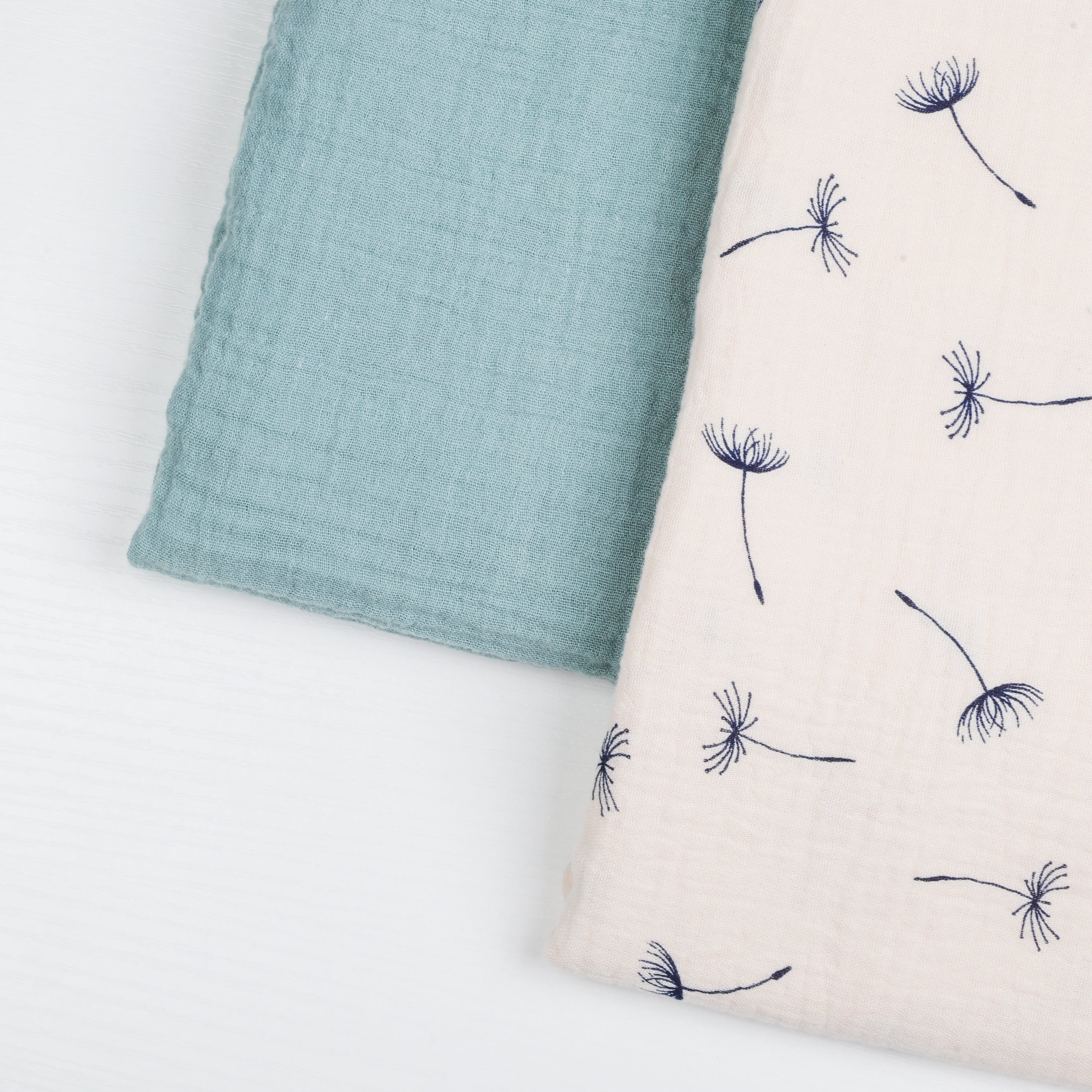 Organic Cotton Swaddles Bundle (Sage & Dandelion Vanilla)