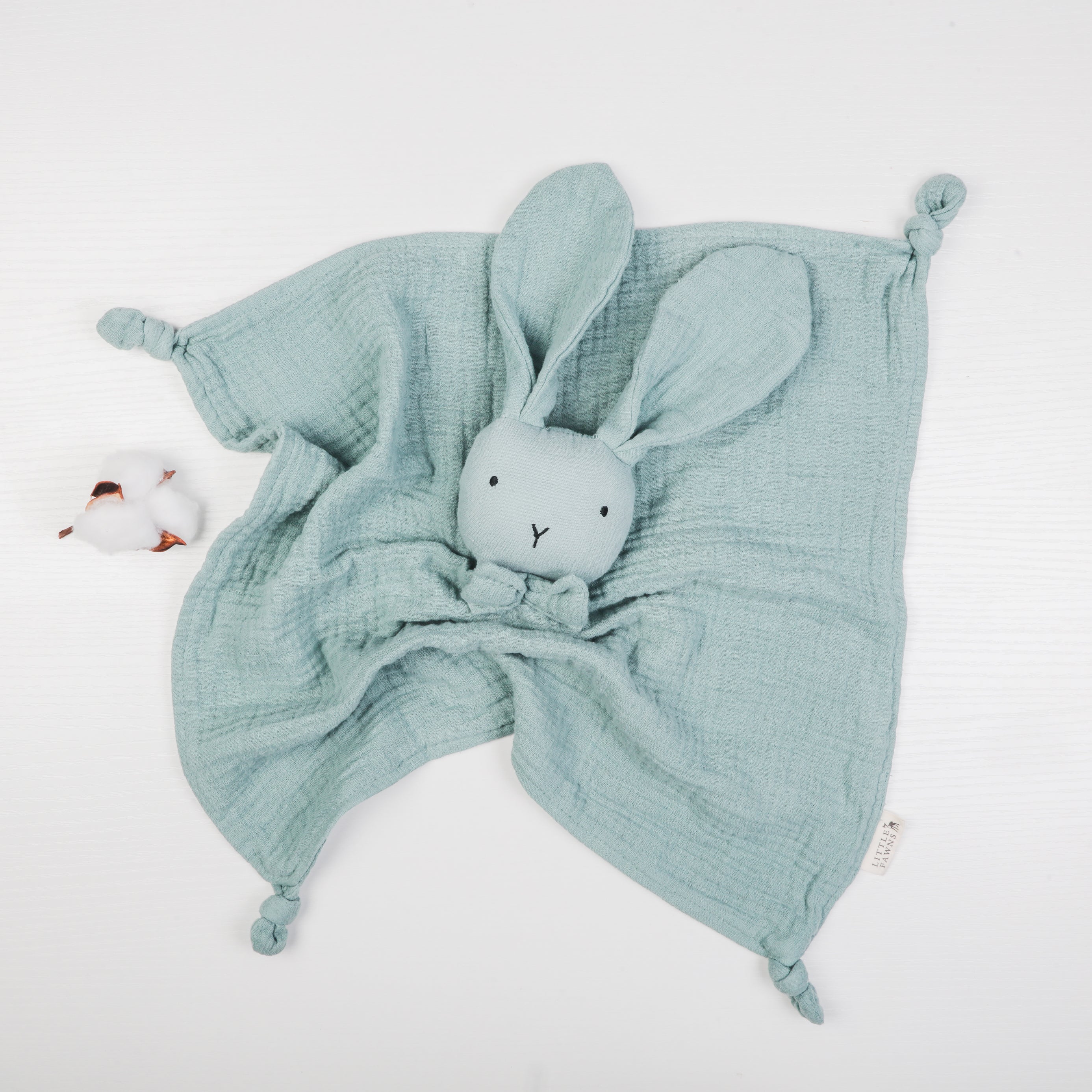 Snuggly Bunny Comforter in Sage