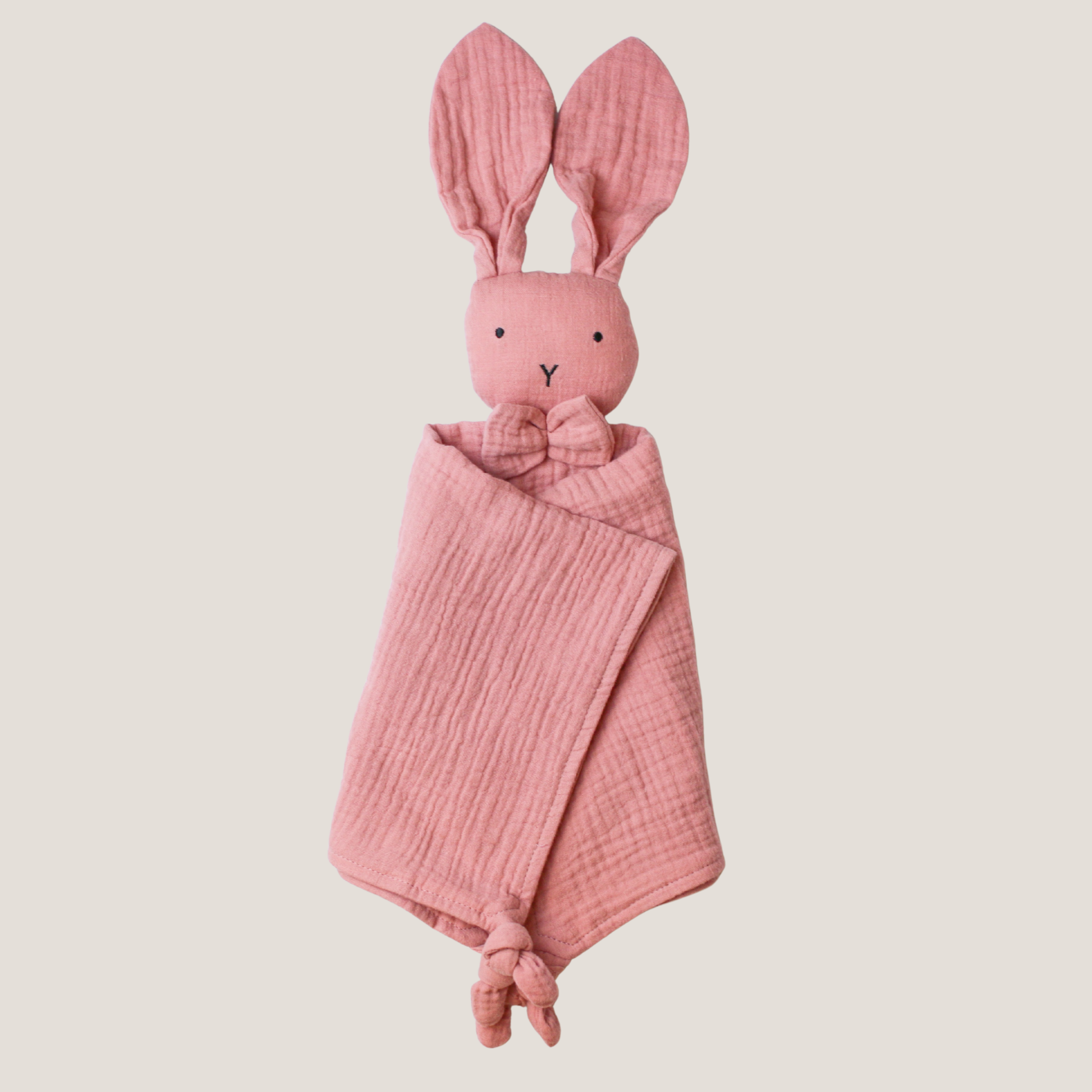 Snuggly Bunny Comforter in Dusty Pink