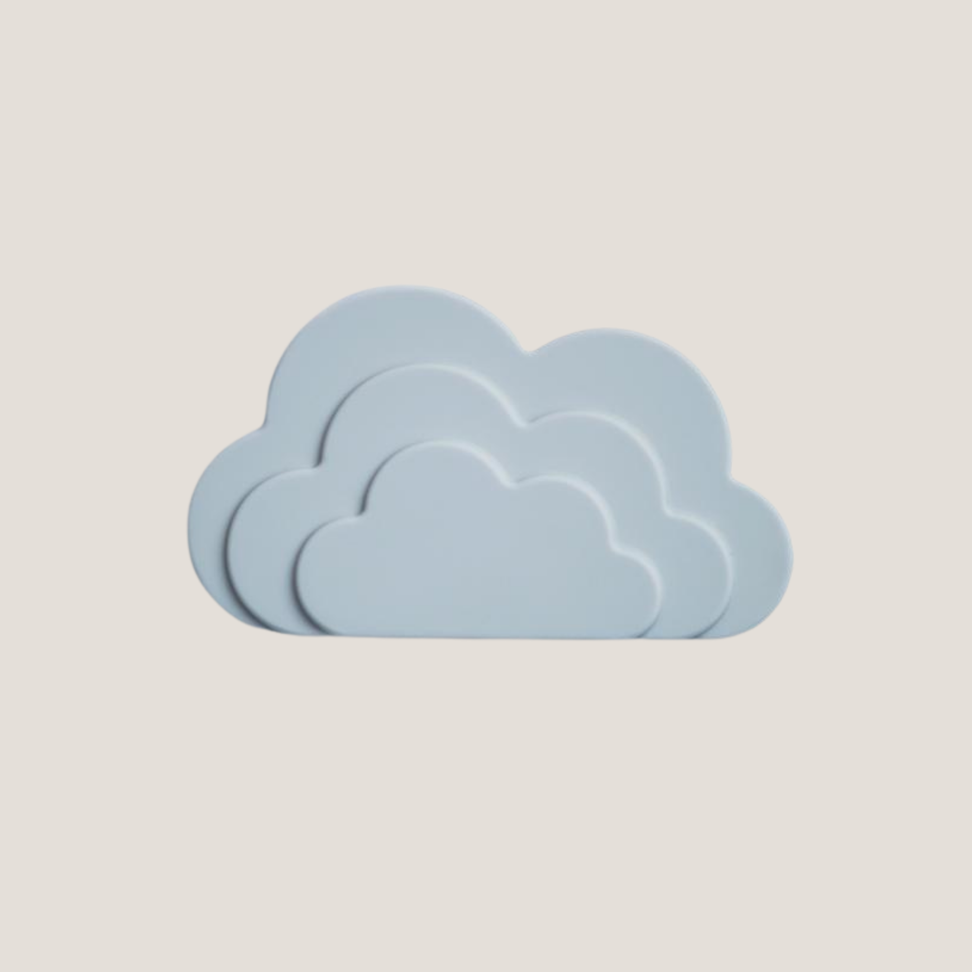 Mushie Cloud Teether in Cloud