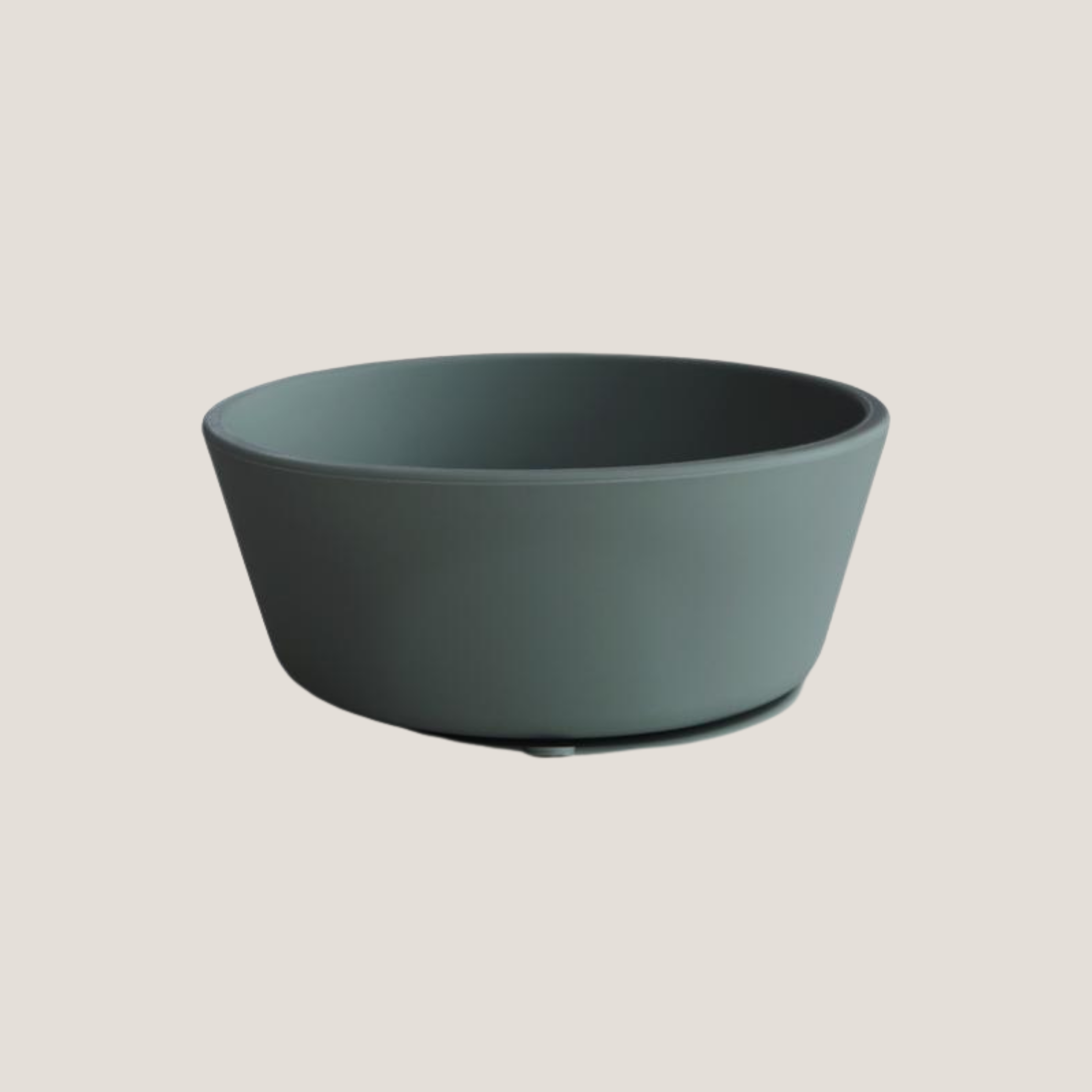 Mushie Silicone Suction Bowl in Dried Thyme