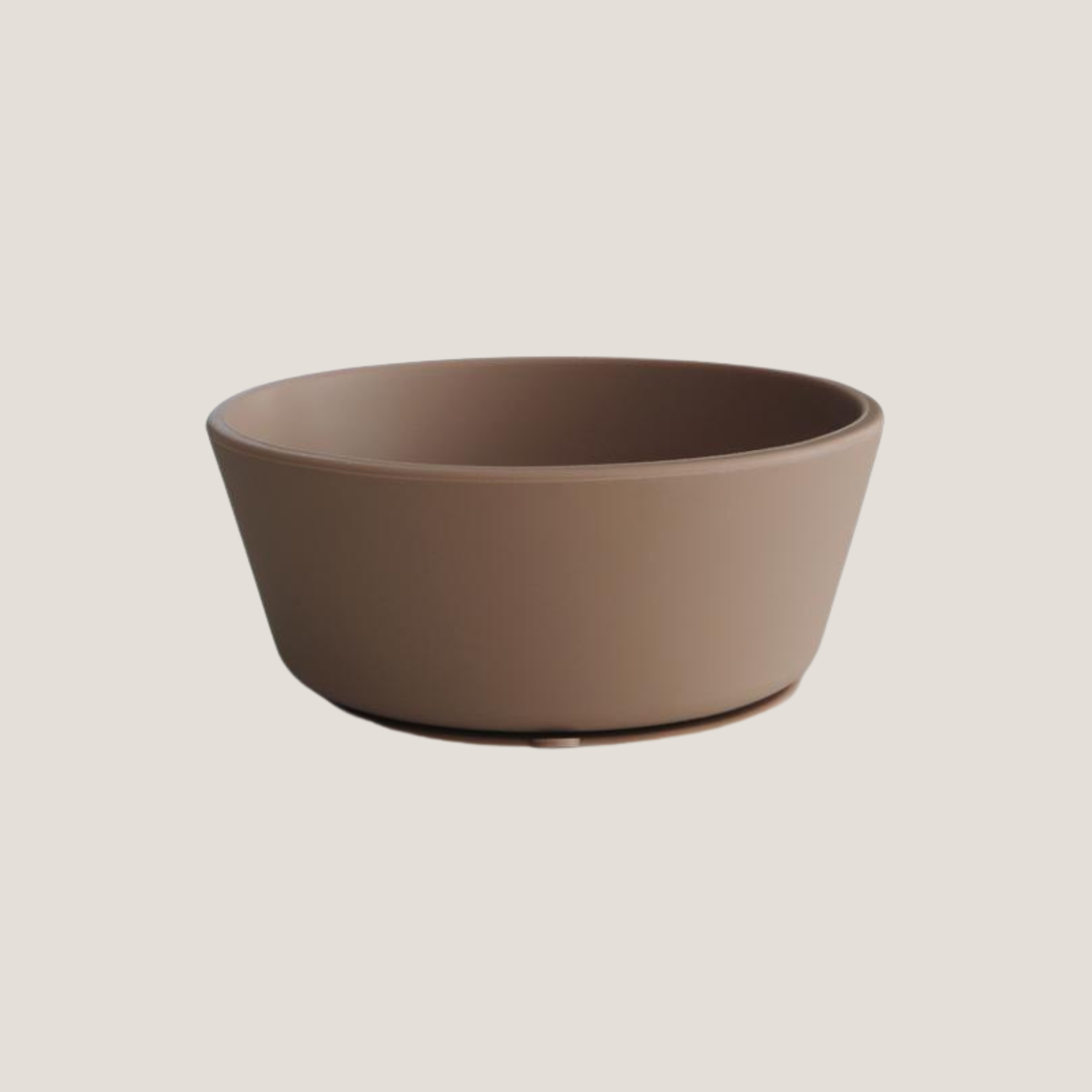 Mushie Silicone Suction Bowl in Natural