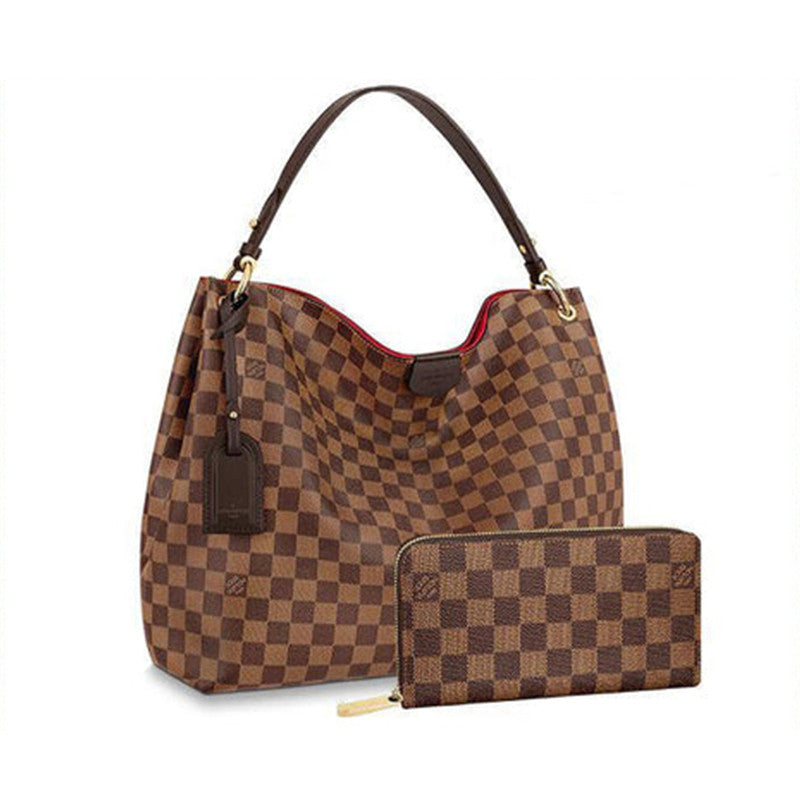 Louis Vuitton】グレースフル MM 長財布 2点セット お得 Ref:N44045+N41661