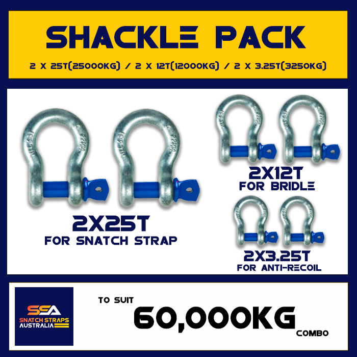 SSA Shackle Packs - Premium Shackles to Enhance Your Snatch andTowing