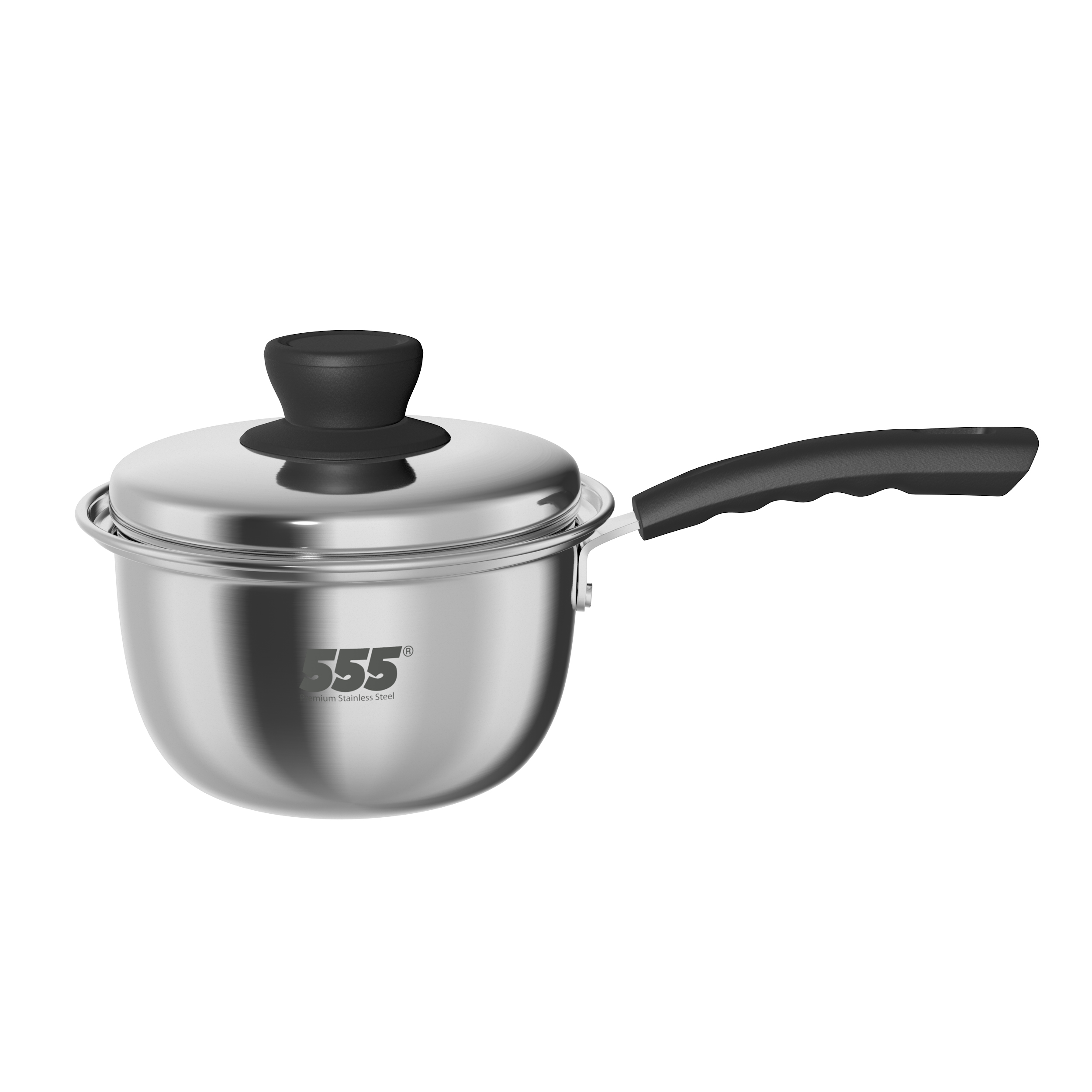 555 Premium Stainless Steel Saucepan - 304 Stainless Steel 0.88mm Thickness