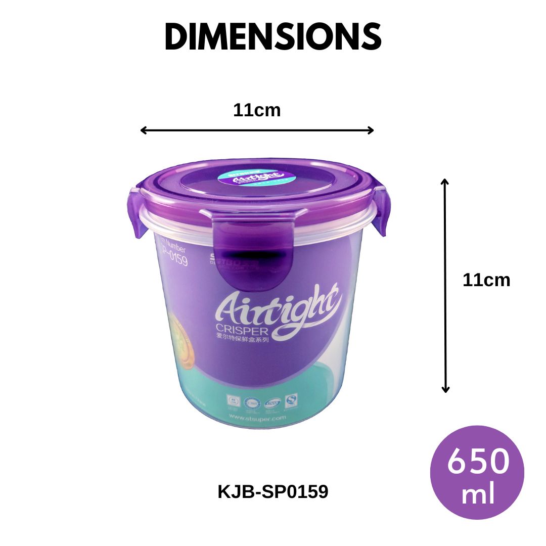 Sitbo Round Airtight Crisper