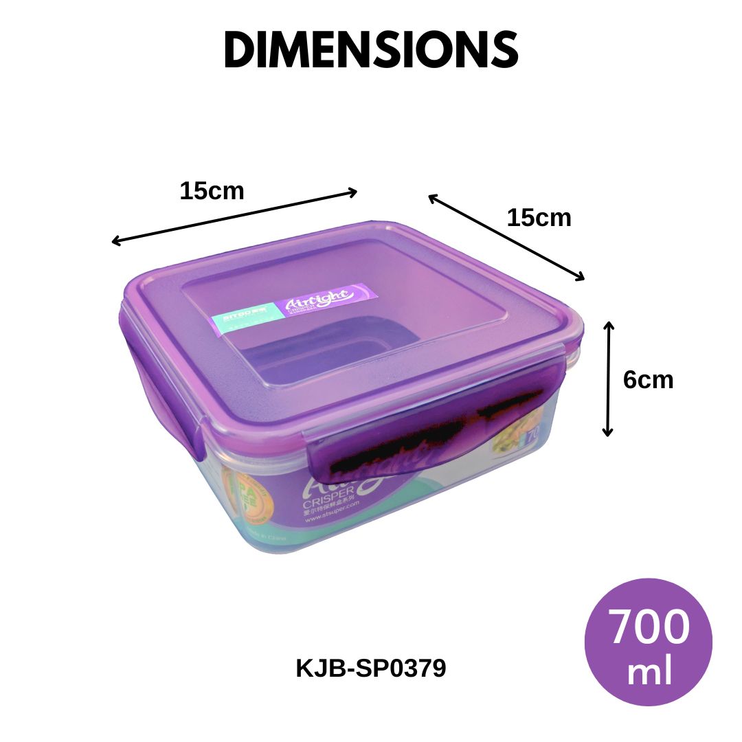 Sitbo Square Airtight Crisper