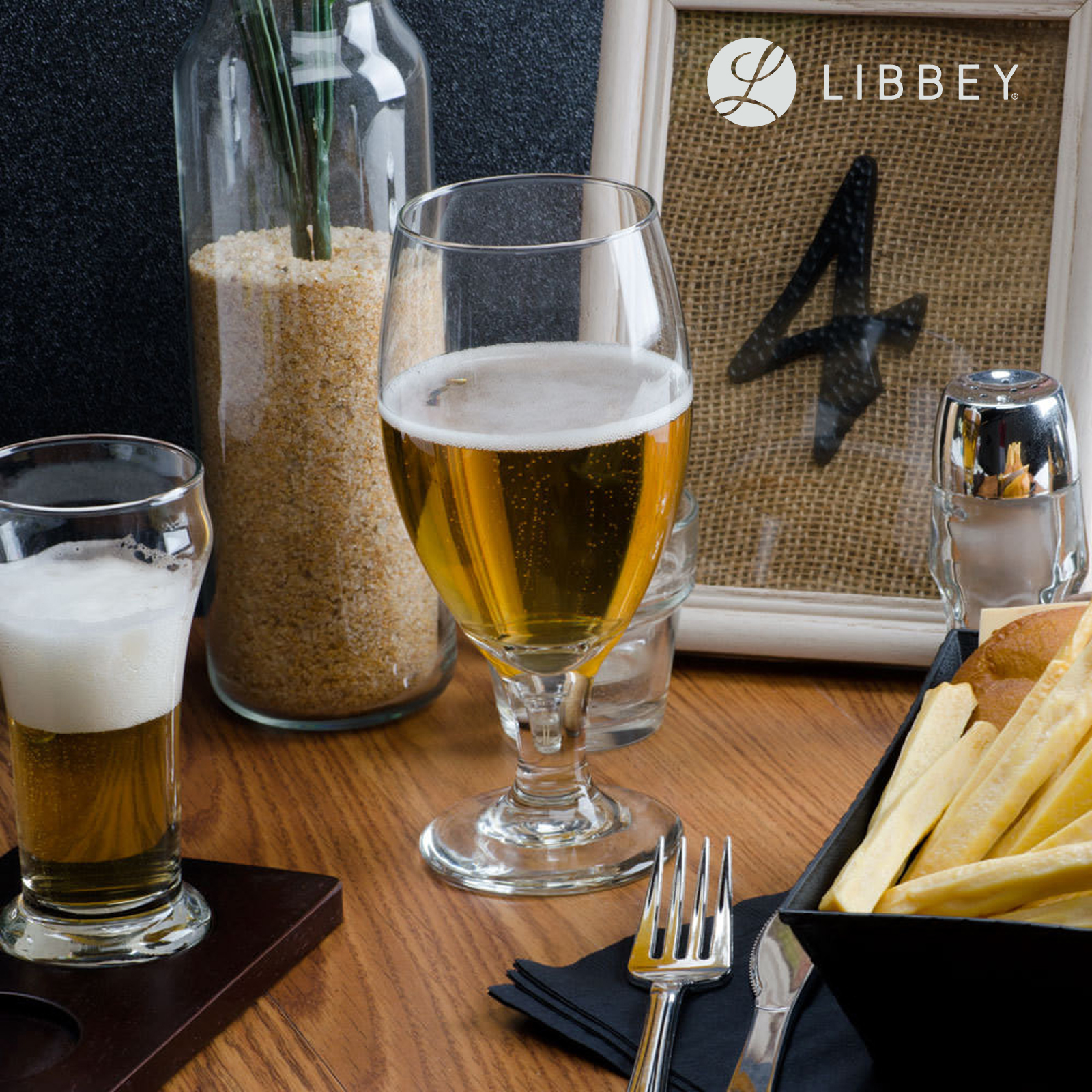 Libbey Teardrop 3915 Stemmed Beer Glass 436ml/14.75oz