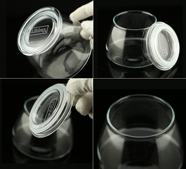 Libbey Vibe Glass Food Storage Container Jar 2-pc Pack