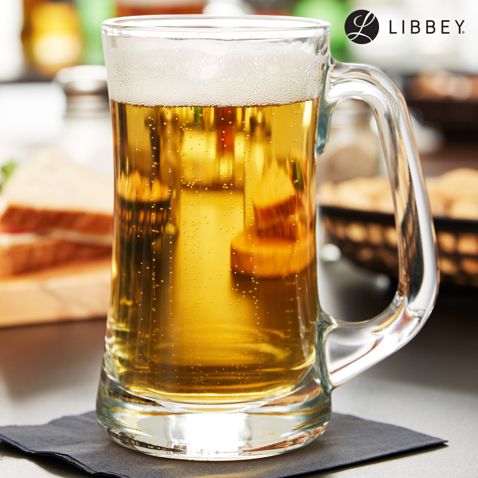 Libbey Scandinavia 5297 Glass Beer Mug 355ml/12oz