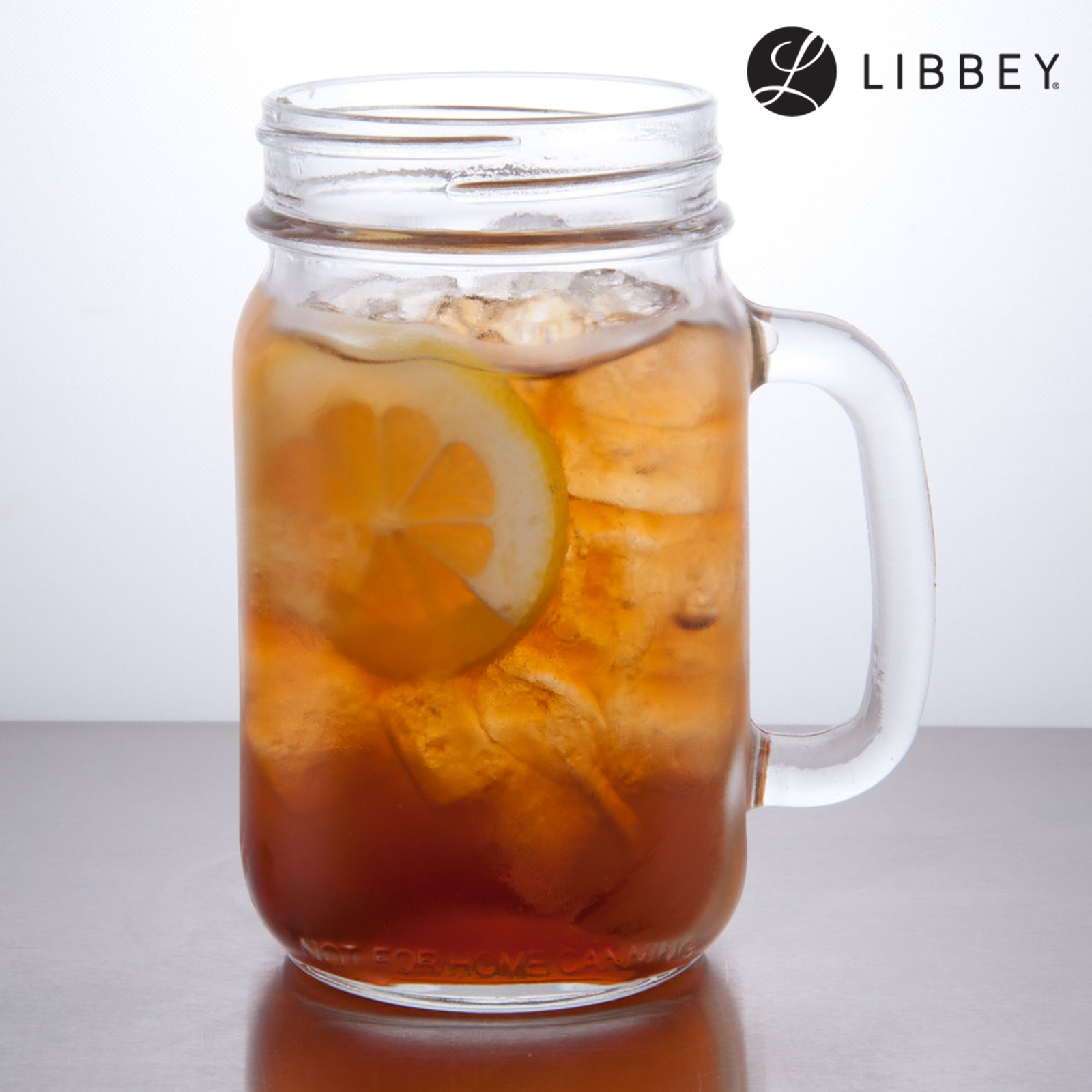 Libbey County Fair 97084 Glass Drinking Mason Jar 473ml/16oz