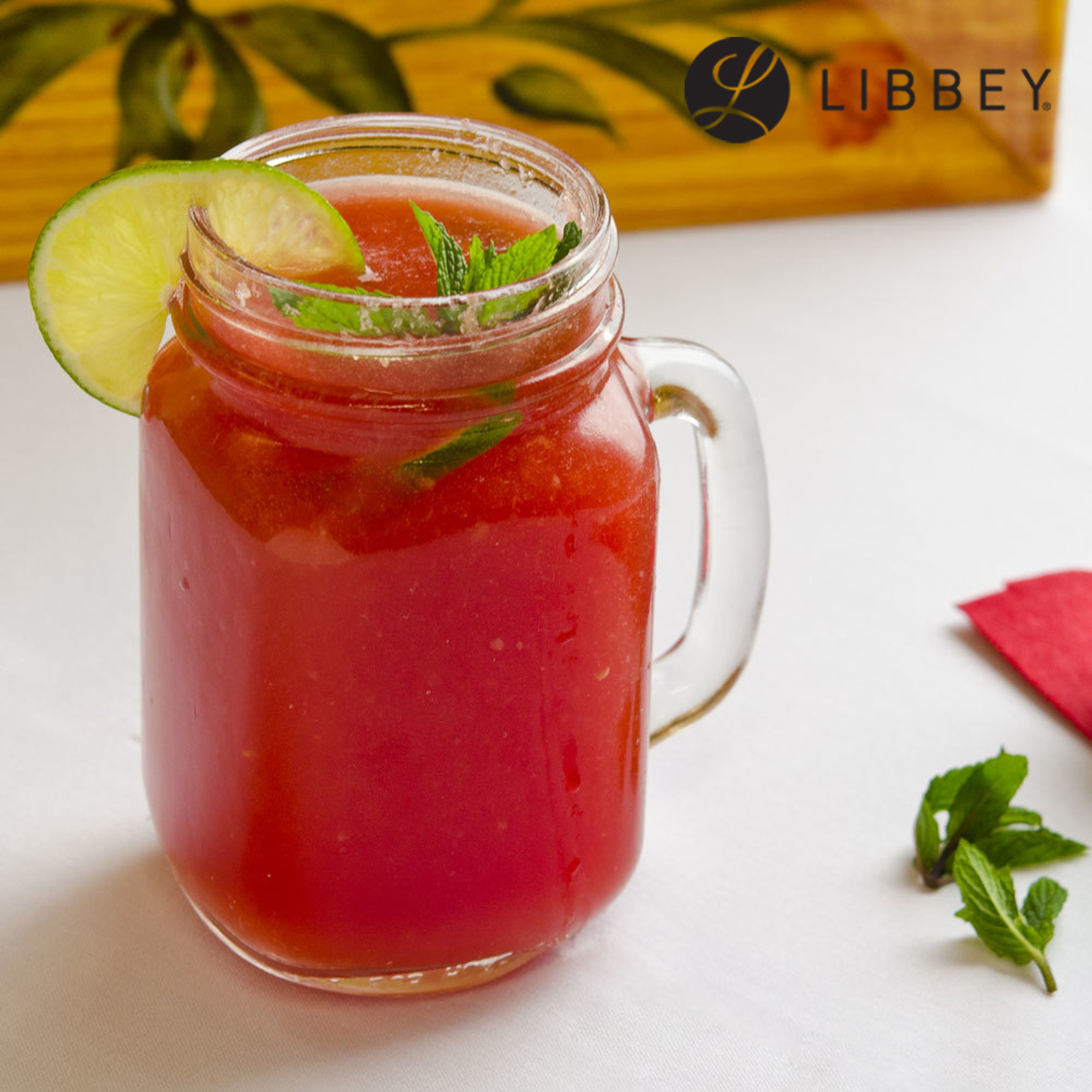 Libbey County Fair 97084 Glass Drinking Mason Jar 473ml/16oz