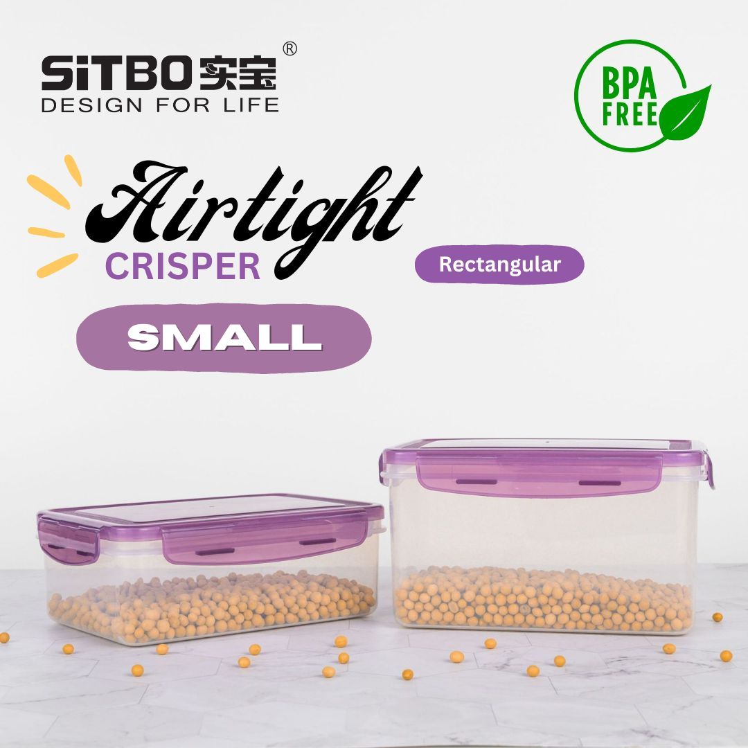 Sitbo Small Rectangular Airtight Crisper