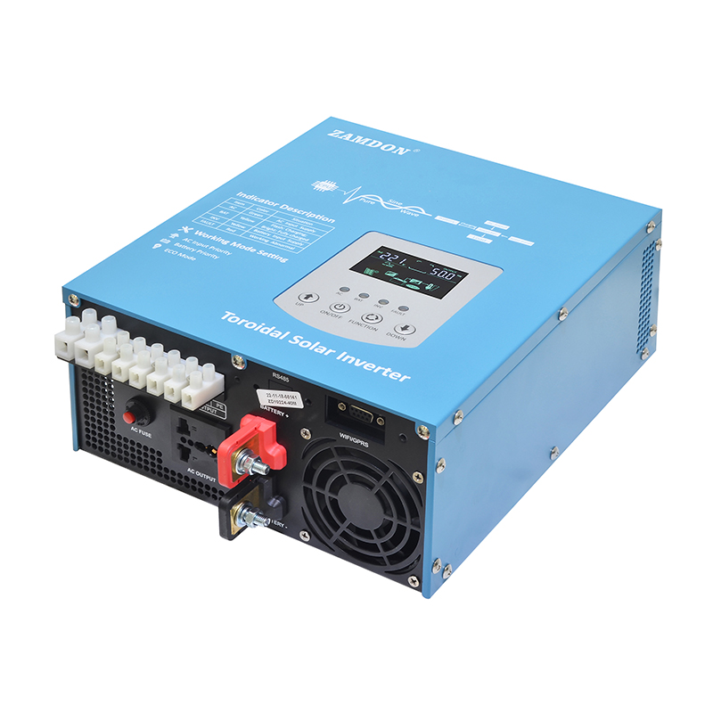 ZD-T 1kw 2kw 3kw 5kw 6kw hybrid inverter 12v 24v 48v - Zamdon