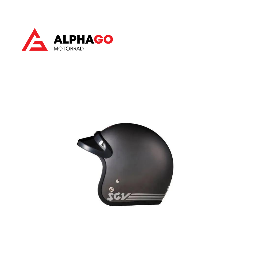 HELMET SGV 99 BLACK MATT GREY SILVER YELLOW