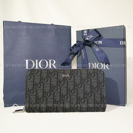 Dior 長財布 すぐ届く&infin;Dior国内発■ディオールオブリークジャカード 長財布(16)