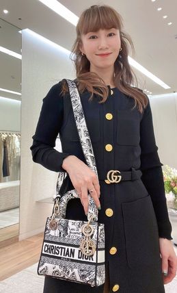 Dior ハンドバッグ DIOR★LADY D-LITE Plan de Paris バッグ ミニ★関税込み(2)