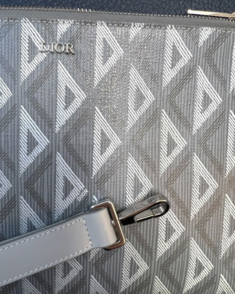 Dior クラッチバッグ 【国内直営即発】DIOR★CD Diamond A5 ポーチ セカンドバッグ(15)