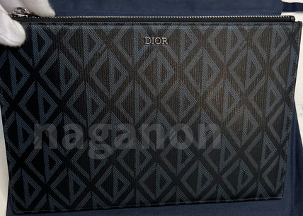 Dior クラッチバッグ 【国内直営即発】DIOR★CD Diamond A5 ポーチ セカンドバッグ(4)