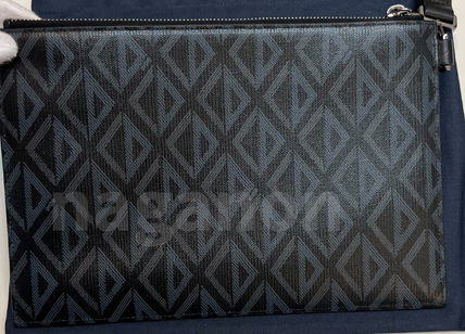Dior クラッチバッグ 【国内直営即発】DIOR★CD Diamond A5 ポーチ セカンドバッグ(5)