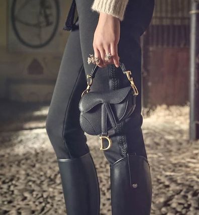 Dior ショルダーバッグ・ポシェット 【コンパクトサイズ♪】DIOR★SADDLE マイクロショルダーバッグ(3)