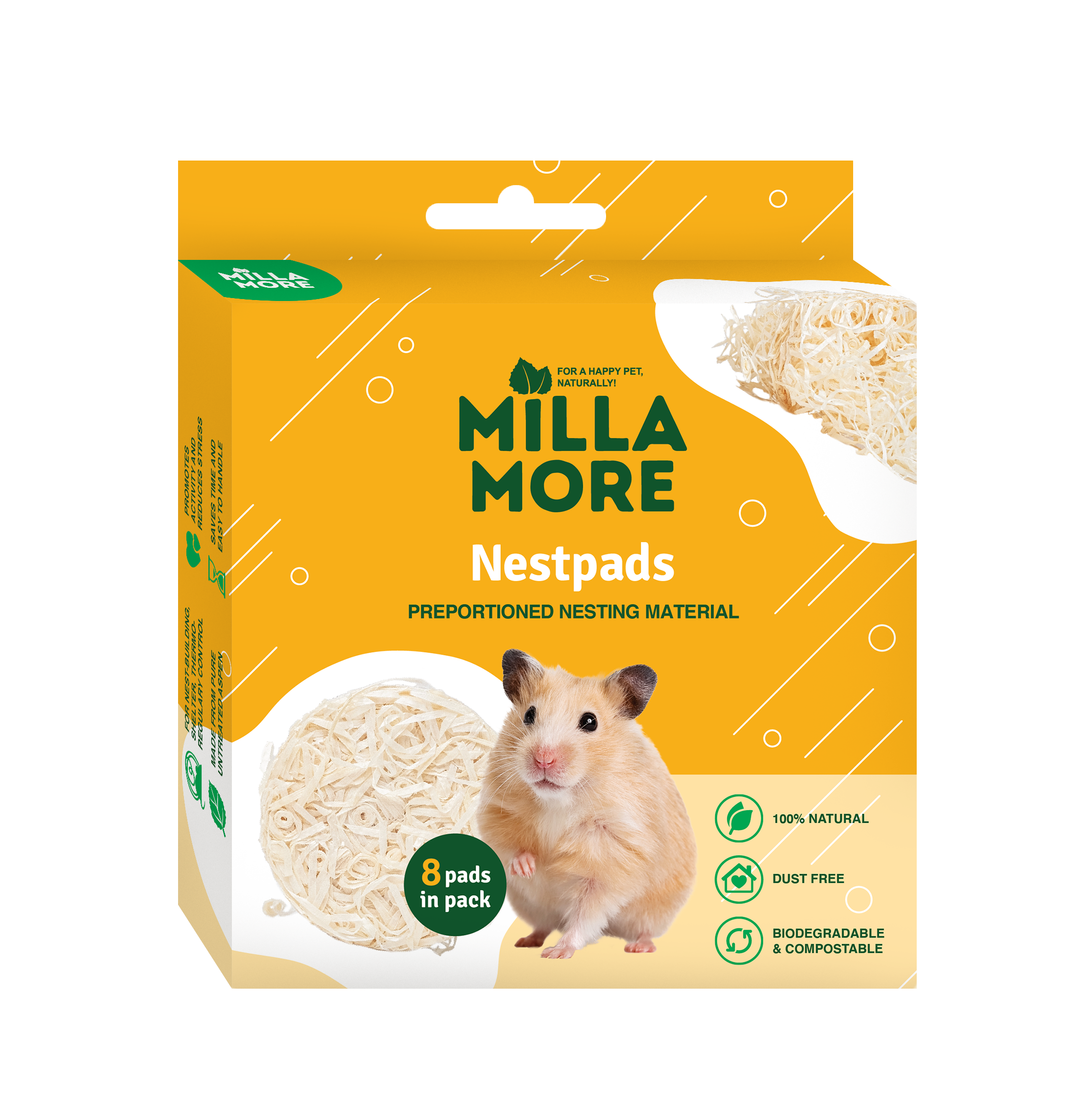 Millamore Nesting Material & Nestpads